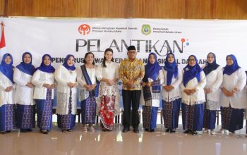 Ketua Dekranasda Tidore Resmi  Dilantik, Gubernur Ajak Kembangkan Produk Lokal