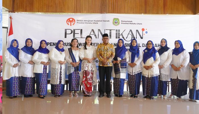 Ketua Dekranasda Tidore Resmi  Dilantik, Gubernur Ajak Kembangkan Produk Lokal