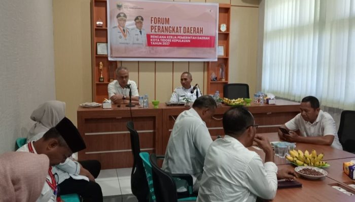 Forum Perangkat Daerah RKPD 2027, Pemkot Tidore Matangkan Perencanaan