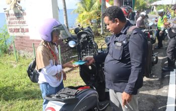 Hari Ketiga Operasi Keselamatan Kieraha, Polisi Tekankan Disiplin Berlalu Lintas di Tidore