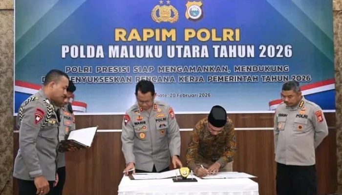 Sinergi Akademik dan Kepolisian, Unkhair–Polda Malut Resmi Bangun Pusat Studi Kepolisian