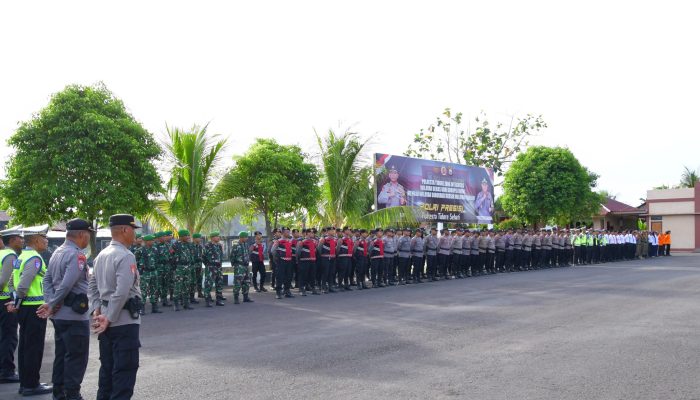 Polresta Tidore Gelar Apel Siaga Kamtibmas, Pemkot Dukung Pengamanan Ramadhan 1447 H