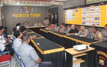 Antisipasi Laka Laut dan Overloading 2026, Polresta Tidore Satukan Kekuatan Lintas Sektoral