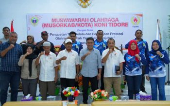 Wawali Resmi Ditetapkan sebagai Ketua Umum KONI Kota Tidore Kepulauan