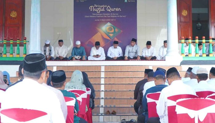 Nuzulul Qur’an di Masjid Kolano, Wawali dan Sultan Tidore Serukan Penguatan Nilai Al-Qur’an
