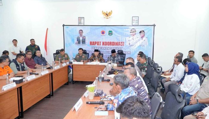 Wawali Tidore Hadiri Rakor BNPB, Perkuat Koordinasi Penanganan Pasca Gempa