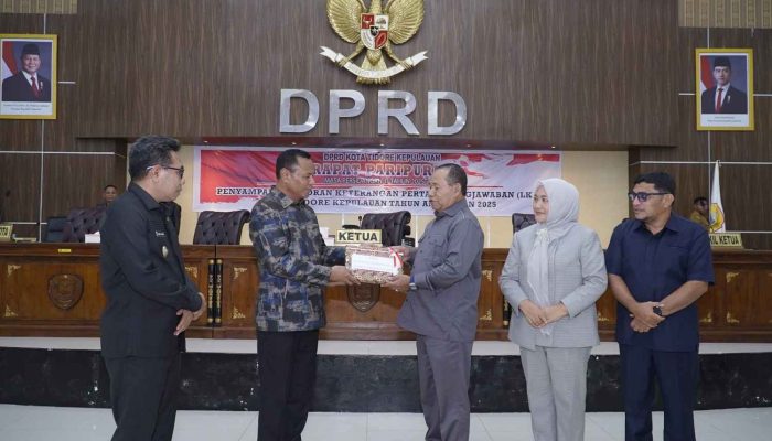 Wali Kota Tidore Sampaikan LKPJ 2025, Capaian Kinerja Lampaui Target, Sejumlah Indikator Jadi Catatan