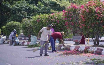 Jelang Puncak HJT 918, Seluruh Elemen Tidore Turun Kerja Bakti