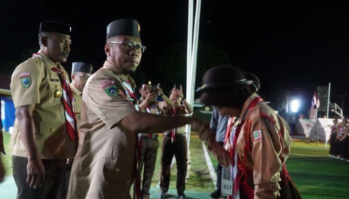 Jambore Cabang V Tidore Resmi Dibuka, Pramuka Ditempa Jadi Generasi Tangguh