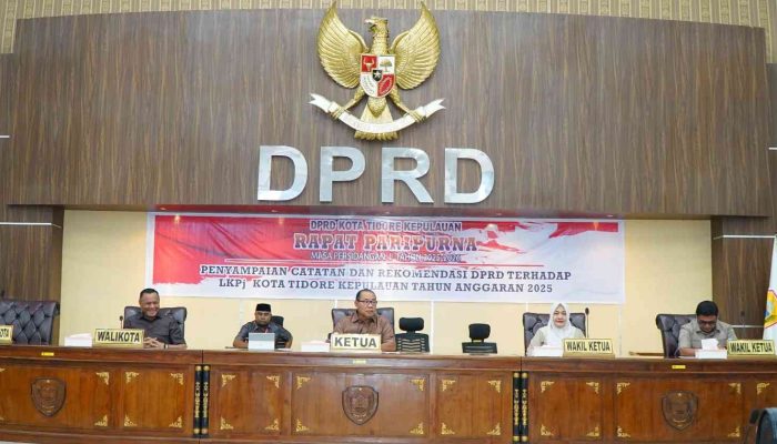 Paripurna DPRD Tidore: Efisiensi Anggaran 2025 Jadi Momentum Perkuat Ekonomi Daerah