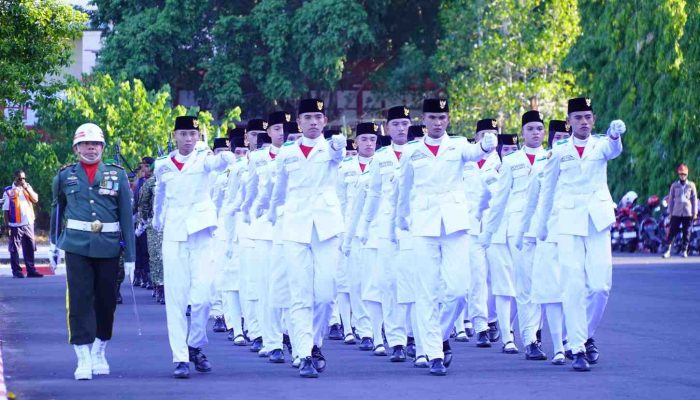 Paskibraka Tidore Sempurna! Dua Tugas Pengibaran dan Penurunan Bendera Berhasil Dituntaskan