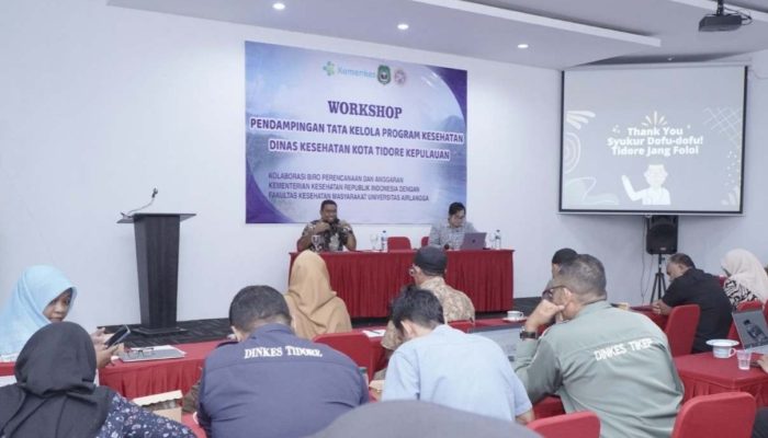 Perkuat Tata Kelola Kesehatan, Dinkes Tidore Gandeng Unair dan Kemenkes